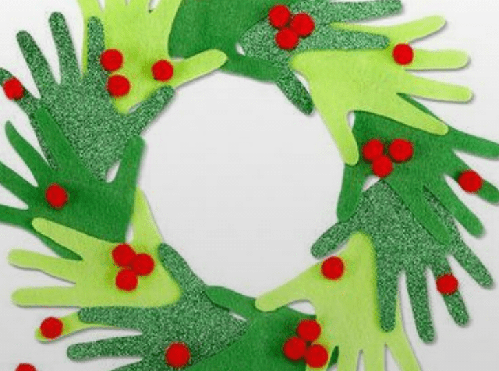 christmas wreath craft