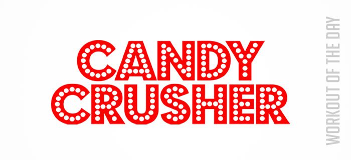 Candy Crusher will work your legs, your lungs and even your arms and back.