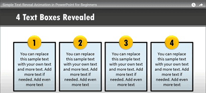 Simple Text Reveal Animation in PowerPoint for Beginners
